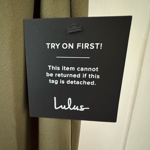 Lulus Dress. Sophisticated approach. NWT. Spaghetti straps. - Picture 5 of 7